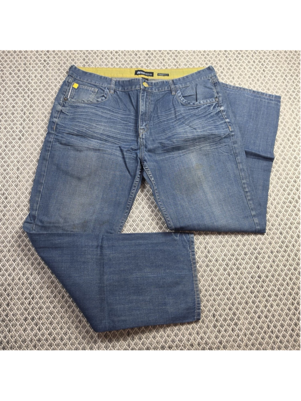Ecko Unltd Straight Fit Jeans Men’s W40 Blue Denim 100% Cotton Streetwear Y2K